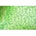 10cm Dirndlstoff (Trachtensatin aus EU-Produktion) Blumenrankendruck dunkelgrün/apfelgrün  (Grundpreis 21,00/m)