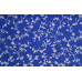 10cm Baumwolldruck Landhaus (etwas fester) Blumenranken auf Nachtblau, Kobaldblau oder Hellgrau (Grundpreis 8,00/m)