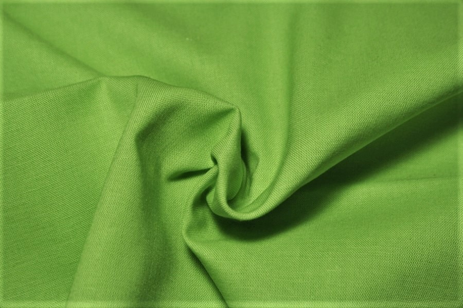 10cm Baumwollstoff uni (Standardqualität) frühlingsgrün (Grundpreis € 8,00/m)
