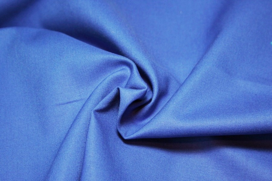 10cm Baumwollstoff uni (Standardqualität) himmelblau (Grundpreis € 8,00/m)
