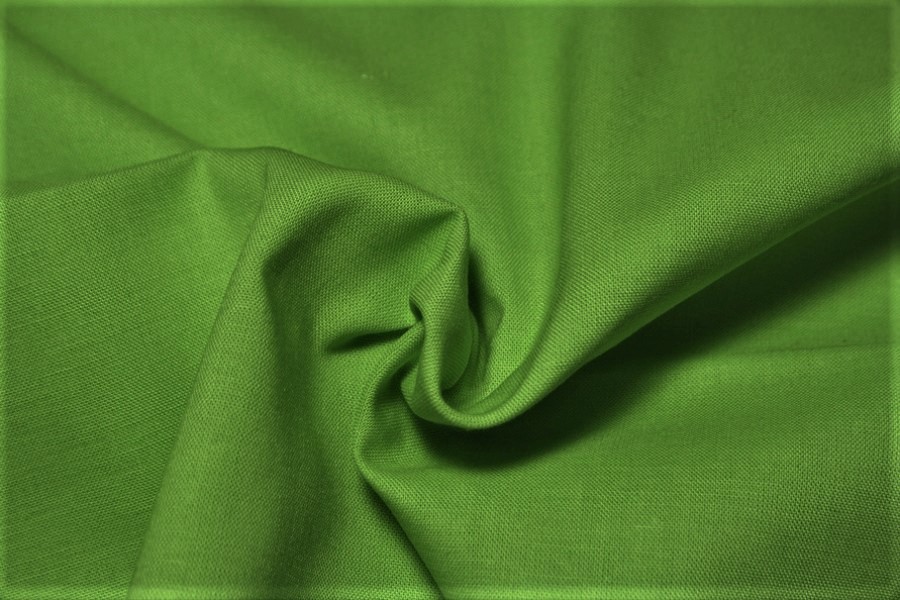 10cm Baumwollstoff uni (Standardqualität) spargelgrün (Grundpreis € 8,00/m)