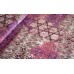 10cm Baumwolldruck Ornamente rosa-lila-taupe  