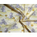 10cm Baumwolldruck graue Hasen auf Gelb (Grundpreis € 10,00/m)