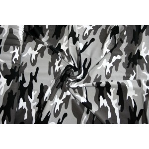 10cm Stretchjersey "Camouflage GRAU "  (Grundpreis € 18,00/m)