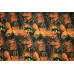 10cm Stretchjersey "Jurassic World" Digitaldruck orange/schwarz  aus EU-Produktion (Grundpreis € 20,00/m)  LIZENZSTOFF !!!