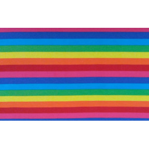 10cm Stretchjersey "Ringel 10mm  Regenbogenfarben"     (Grundpreis € 18,00/m)