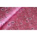 10cm Baumwollsatin bedruckt Blumenwiese auf Rosa  EU-Produktion  (Grundpreis € 21,00/m)